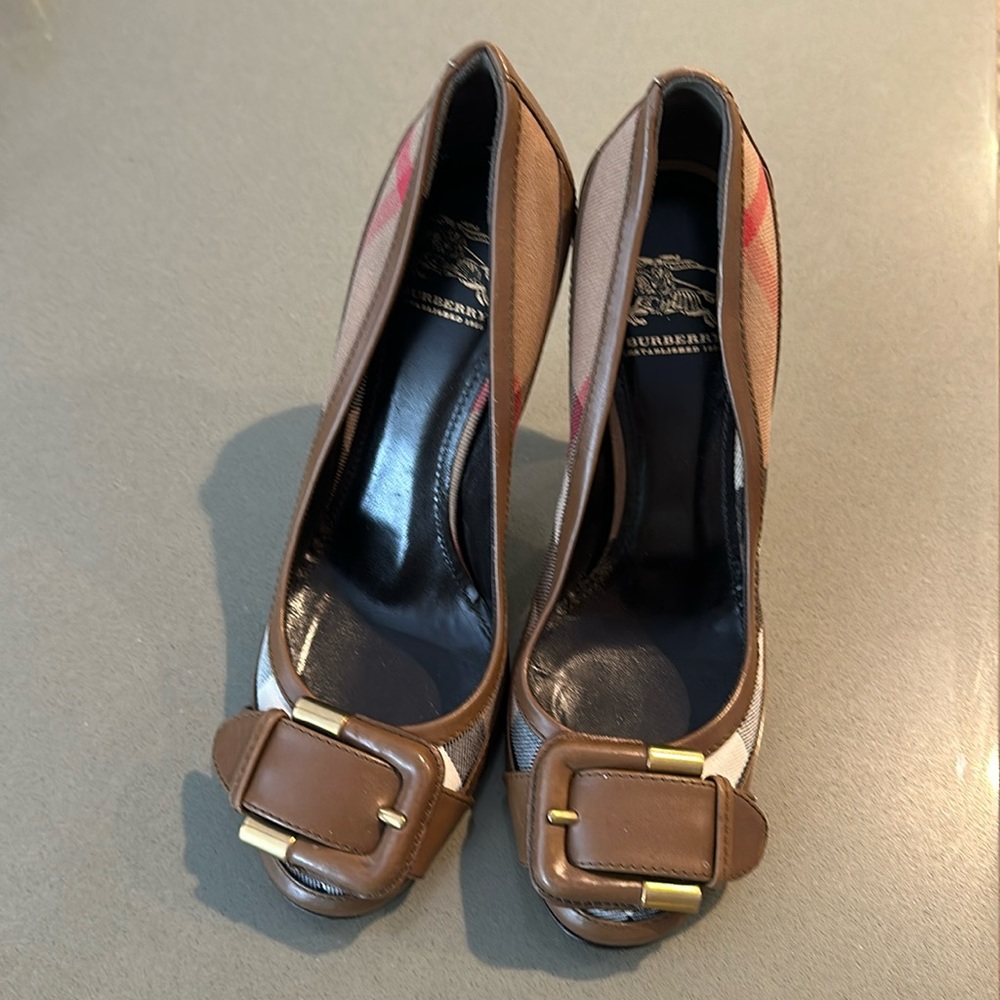 Burberry House Check patterns Leather/Canvas